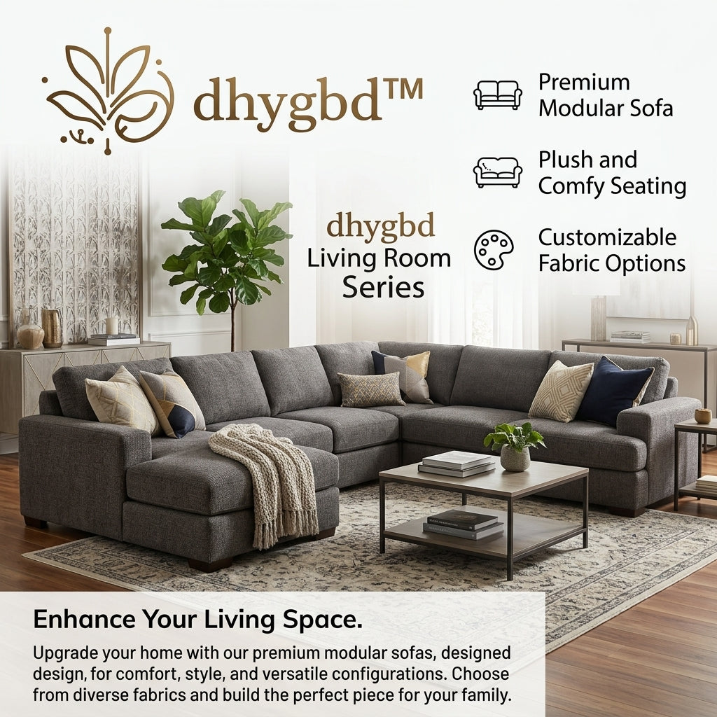 𝐝𝐡𝐲𝐠𝐛𝐝™ CloudComfort Modular Sectional Sofa
