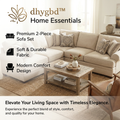 𝐝𝐡𝐲𝐠𝐛𝐝™ Harmony Luxe 2-Piece Sofa Set