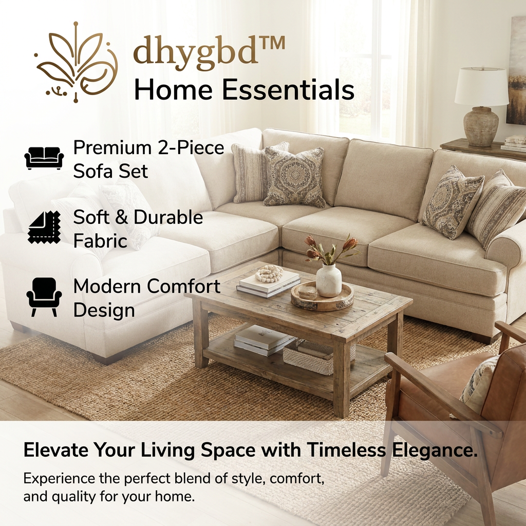 𝐝𝐡𝐲𝐠𝐛𝐝™ Harmony Luxe 2-Piece Sofa Set