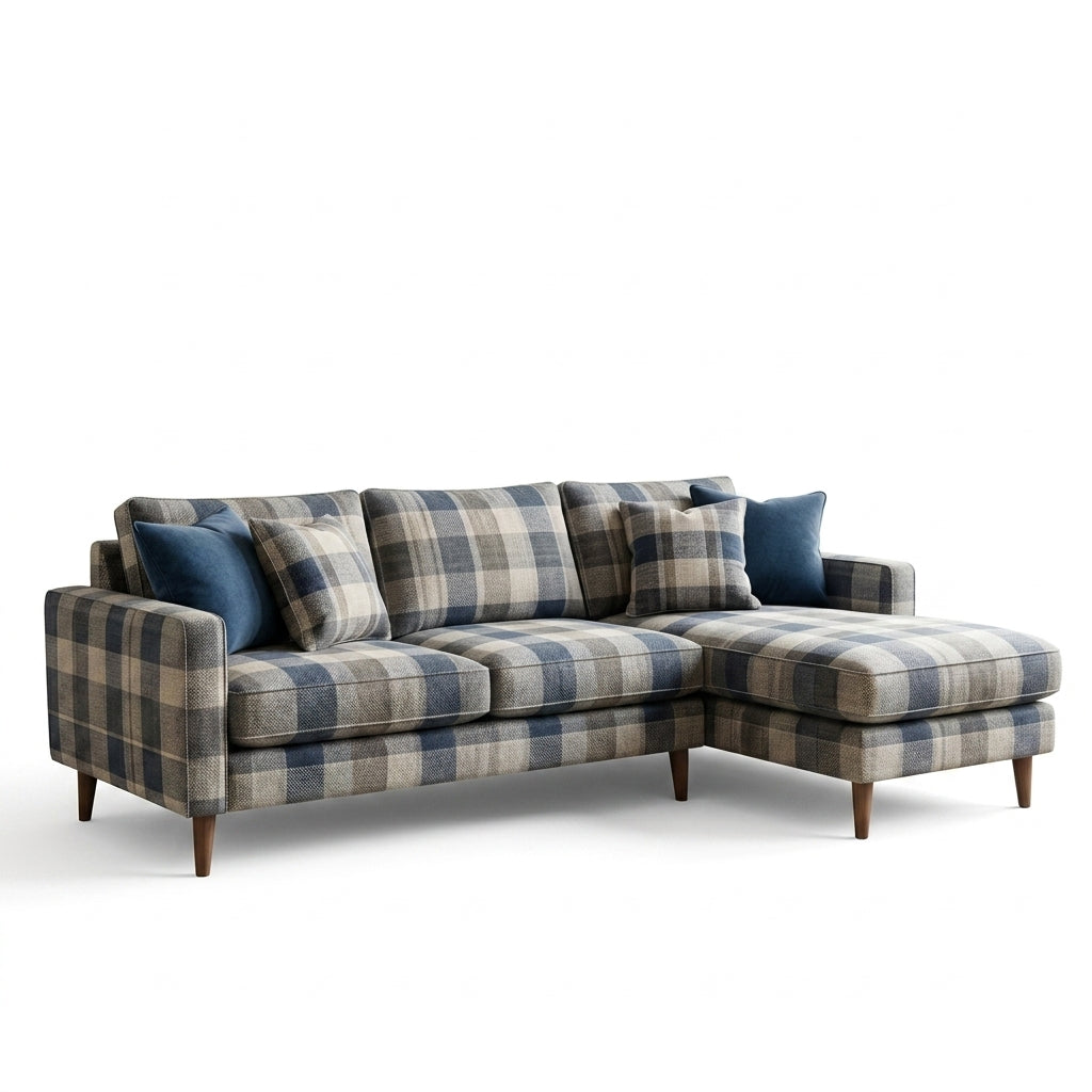 𝐝𝐡𝐲𝐠𝐛𝐝™ Heritage Plaid Modular Sectional Sofa