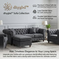 𝐝𝐡𝐲𝐠𝐛𝐝™ Heritage Luxe Chenille 3-Piece Sofa Set