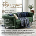 𝐝𝐡𝐲𝐠𝐛𝐝™ Heritage Linen Blend Chesterfield Sofa